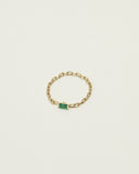 Ava 14k Yellow Gold Ring w/ Emerald